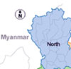 Thailand Map: North