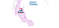 Thailand Map: South