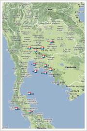 Thailand Map