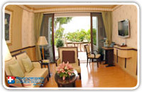 A separate lounge for visitors