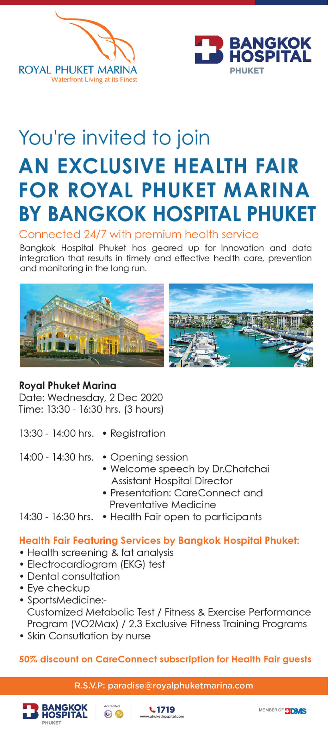 An Exclusive Health Fair for Royal Phuket Marina by Bangkok Hospital Phuket