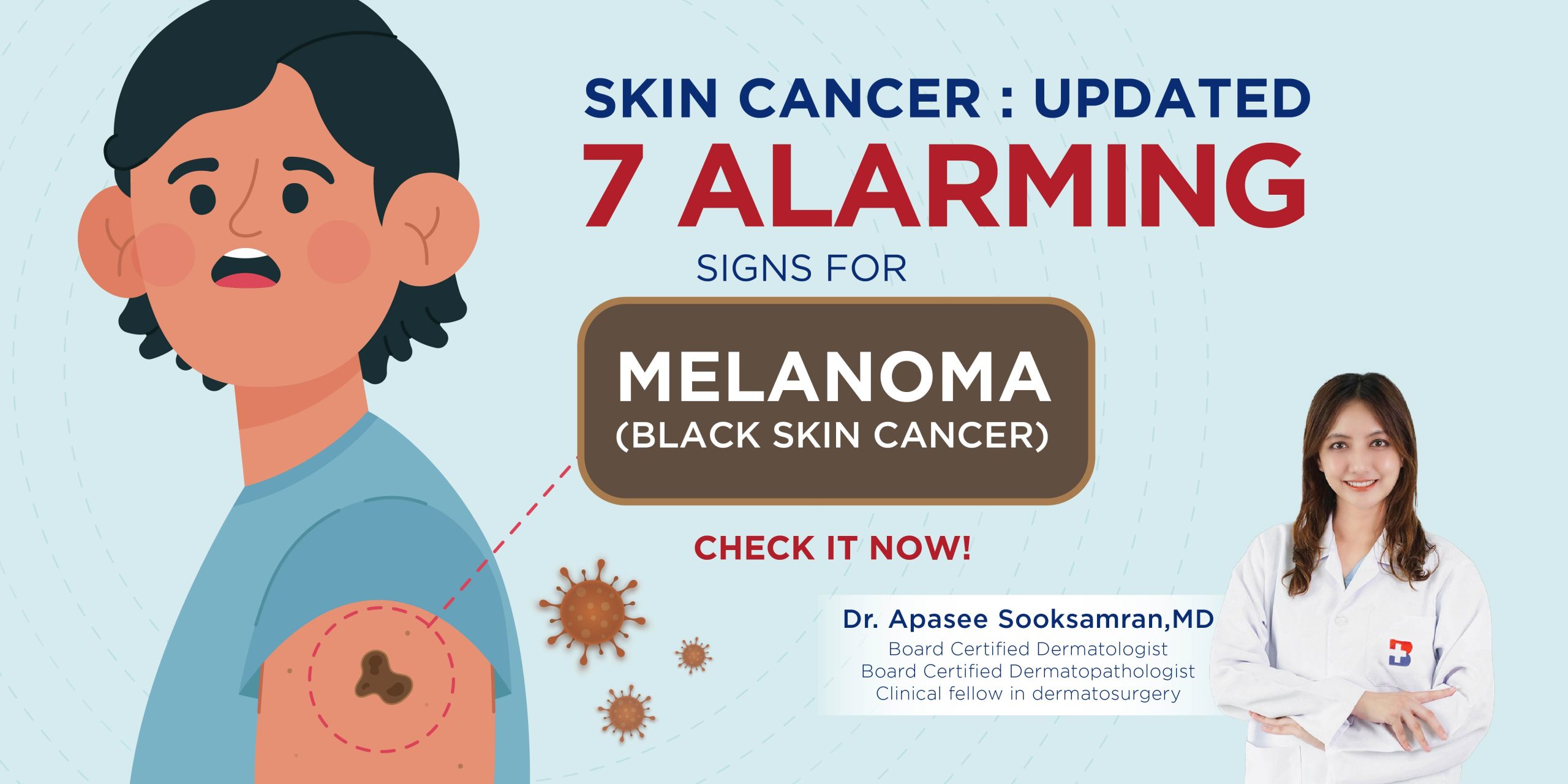 SKIN CANCER UPDATED 7 ALARMING SIGNS FOR MELANOMA(BLACK SKIN CANCER