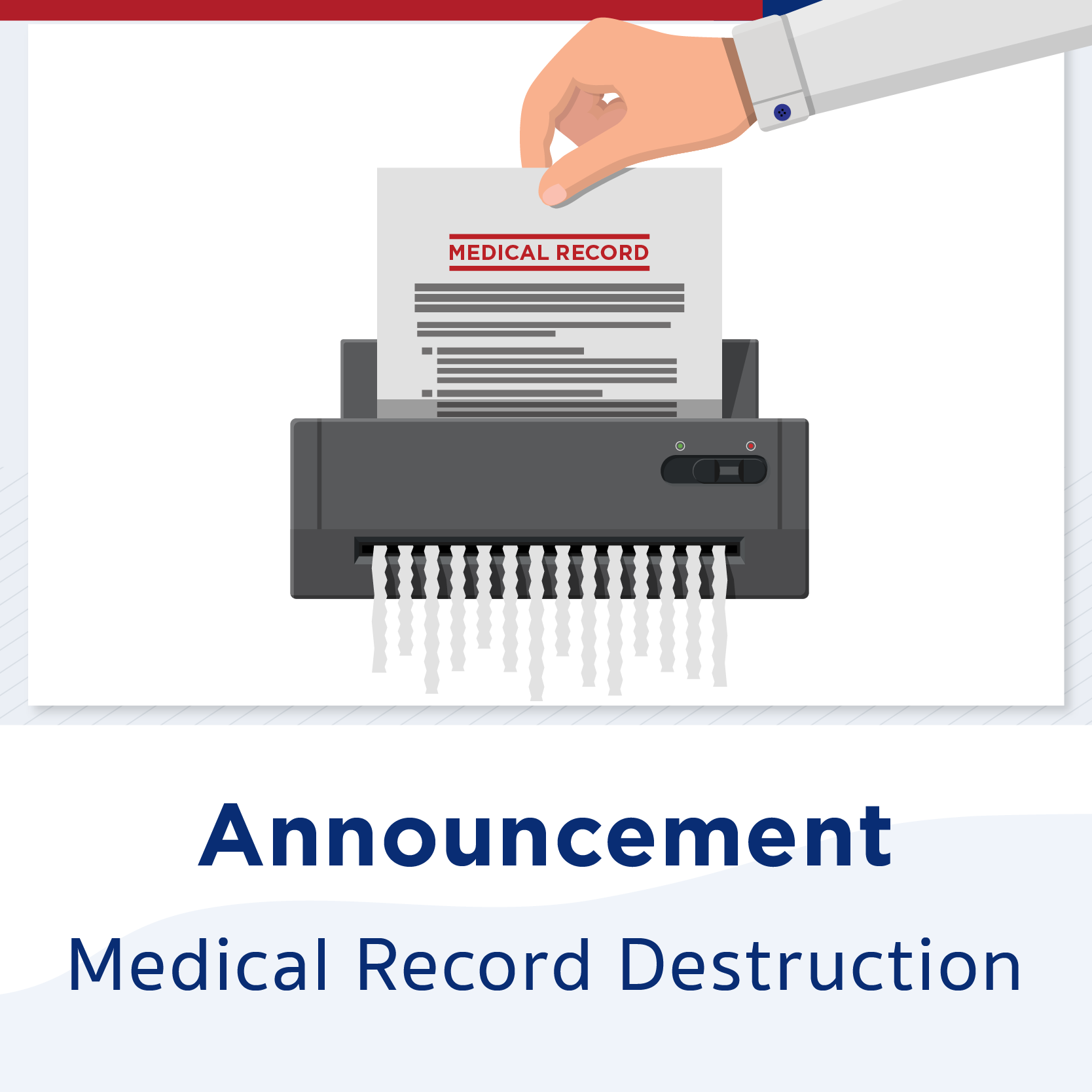 Announcement “Medical Record Destruction” Bangkok Hospital Phuket